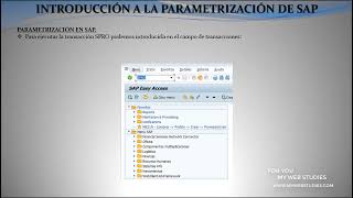 ? INTRODUCCION A LA PARAMETRIZACION DE SAP :    ? MAS CURSOS EN LA DESCRIPCION