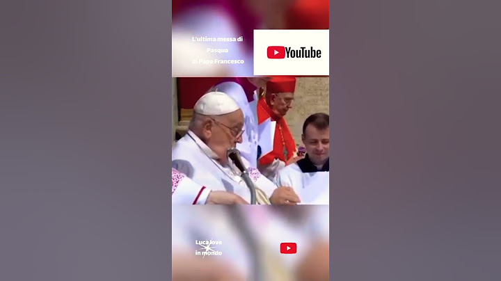 L'ultima messa di Pasqua di Papa Francesco #Gesù@2025 .