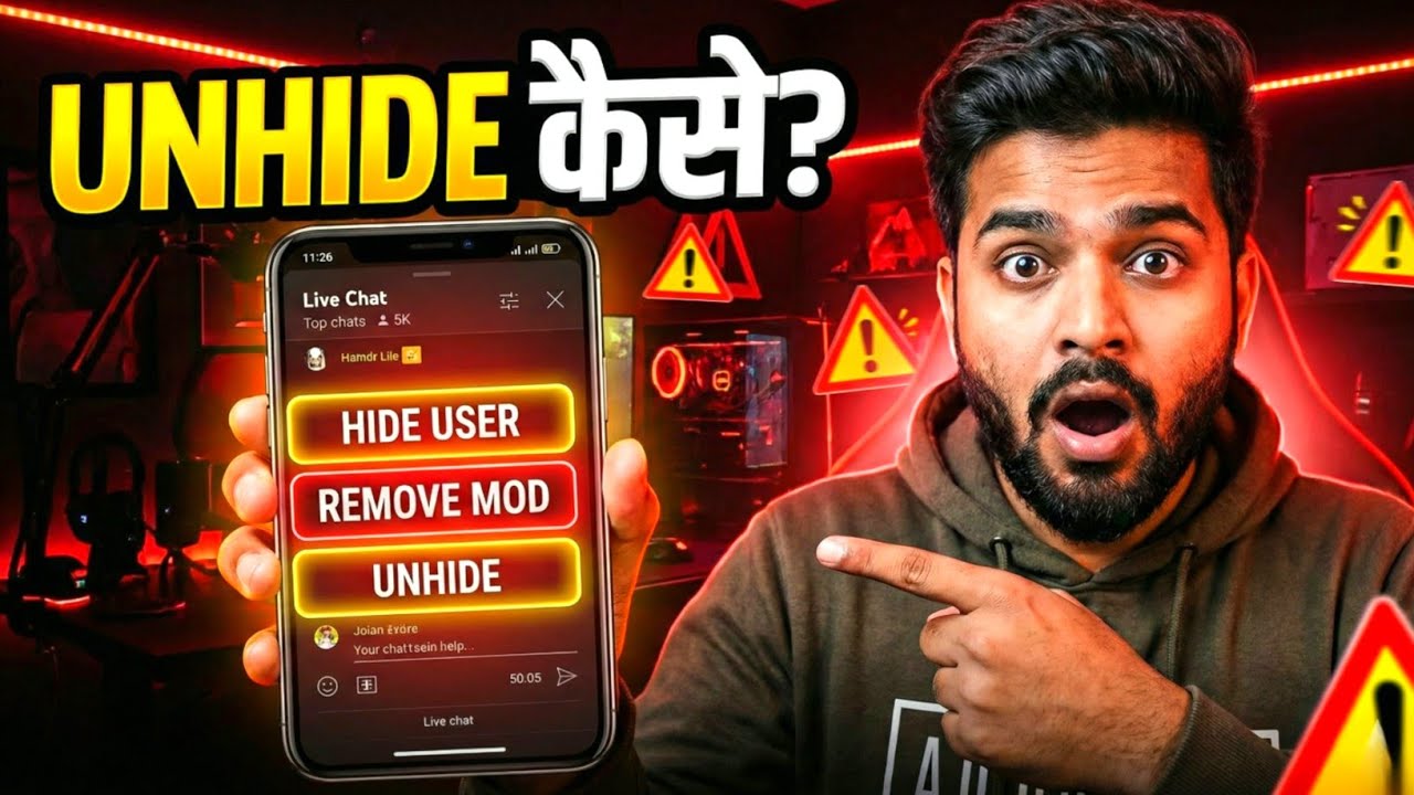 Live Me Mod Remove & Hide Kiya Channel UNHIDE Kaise