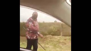 Uhuru Spotted Walking Without Bodyguards In Nairobi