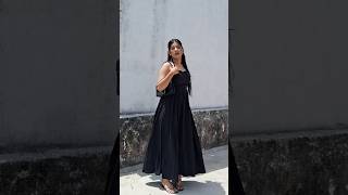 GRWM🤌🏻✨️ #meeshofinds #blackdress #meeshodress #bairan #grwmoutfit #grwm #trendingsong