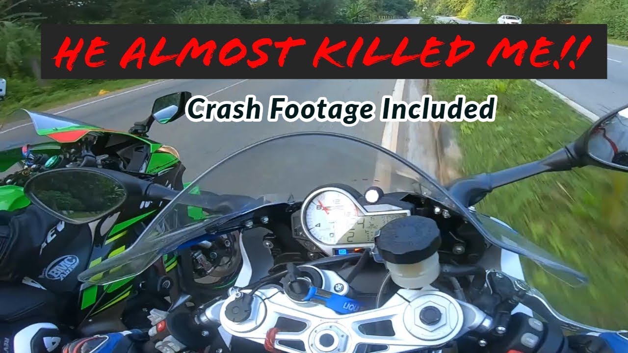 BMW S1000RR vs Kawasaki ZX10R || We Collided || Marley Boy Crash Live