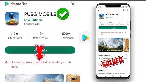 Fix parental control restrict downloading of this item
