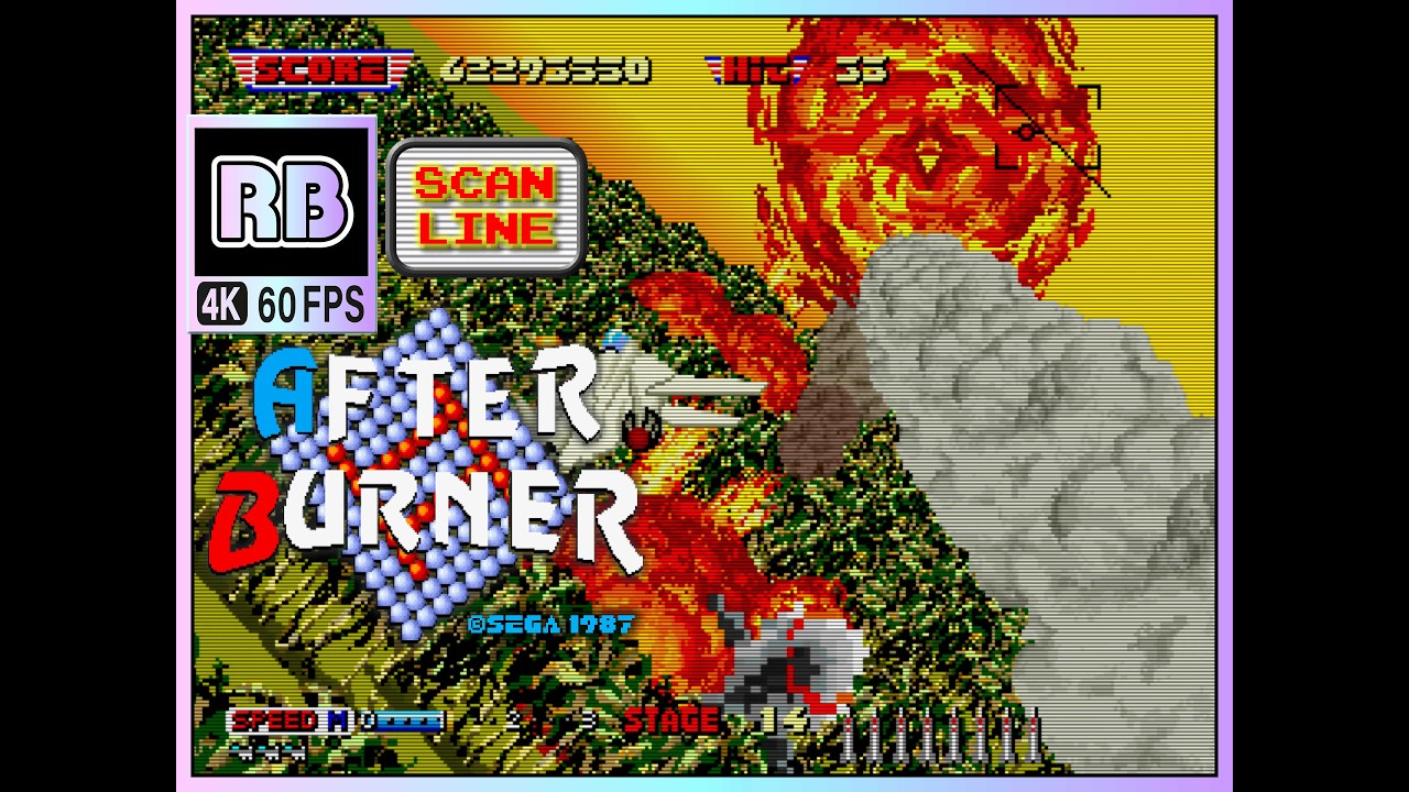 1987 [RBM 4K 60fps] アフターバーナーII / After Burner II Hit1517