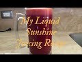 My liquid sunshine juicing recipe