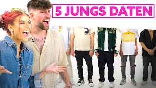 5 JUNGS BLIND DATEN! 💔 Romina von GNTM