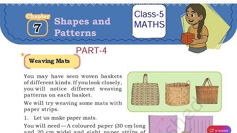 (PART-4) Shapes and Patterns / Class-5 Maths NCERT Chapter-7 Explanation & Solution By KV teache