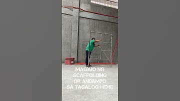 Scaffolding assembly 💪 #work