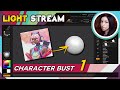 Light Stream | Zach Sharts - Character bust #1