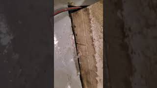 Basement waterproofing Syracuse, N.Y, drilling weep holes