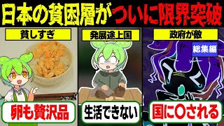 【実話】【崩壊寸前】日本の貧困層がついに限界突破…その実態とは？【ゆっくり解説ずんだもん総集編】