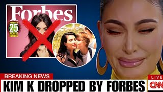 Kim K BREAKS DOWN After Forbes DROPS Her Billionaire Status After She Slept With Minor Bieber