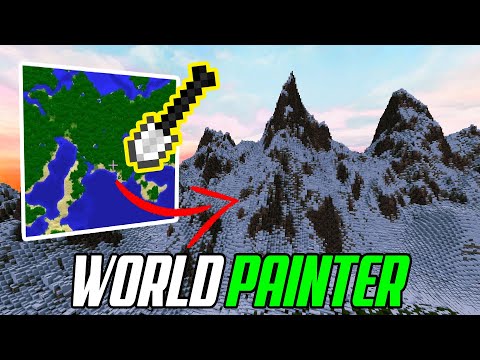 Minecraft World Painter Tutorial - How To Create Custom Maps!