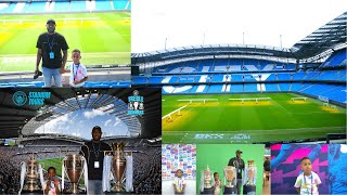 Etihad stadium tour in 9 minutes everthing you need to see #manchestercity.