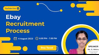 Ebay Recruitment Process  | FACE Prep Placement Training Webinar #28 screenshot 2