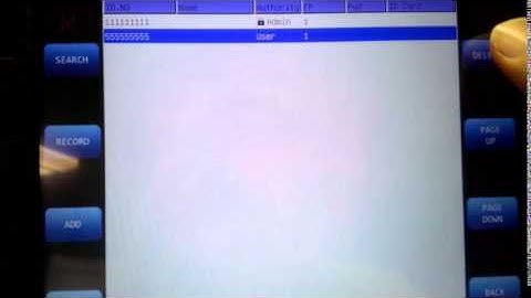Delete Fingerprint and then Delete User from Miime Clock