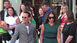 Marc Anthony receives Star on Hollywood Walk Of Fame * Entire Event*
