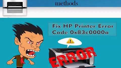 Connect Best Technician For HP Printer Error 0x83c0000a | 1-888-840-1555