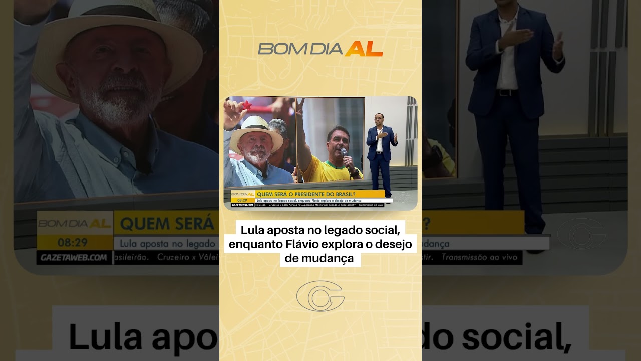 Lula aposta no legado social, enquanto Flávio explora o desejo de mudança