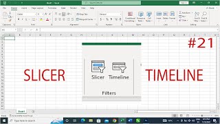 How to Use Slicer and Timeline in Excel 2021 | Slicer | Timeline | Filters