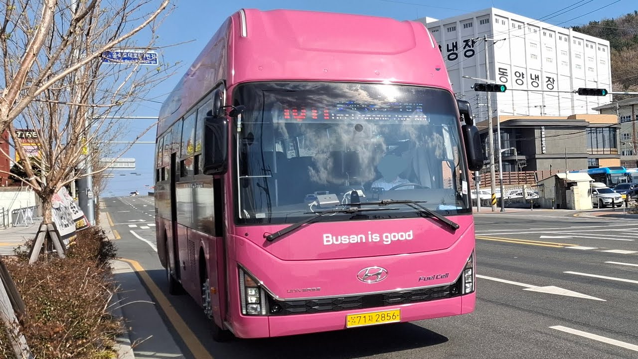 [중앙여객] 부일여객 1011번 2856호 현대 뉴 프리미엄 유니버스 엘레강스 FCEV 25년식 (청강리공영차고지~경제자유구역청 주행영상)