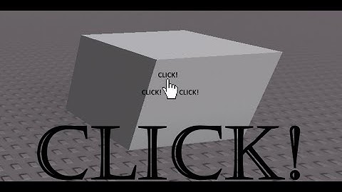 How to use a clickdetector in roblox part 1 (EASY!)