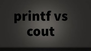 printf vs cout 차이점