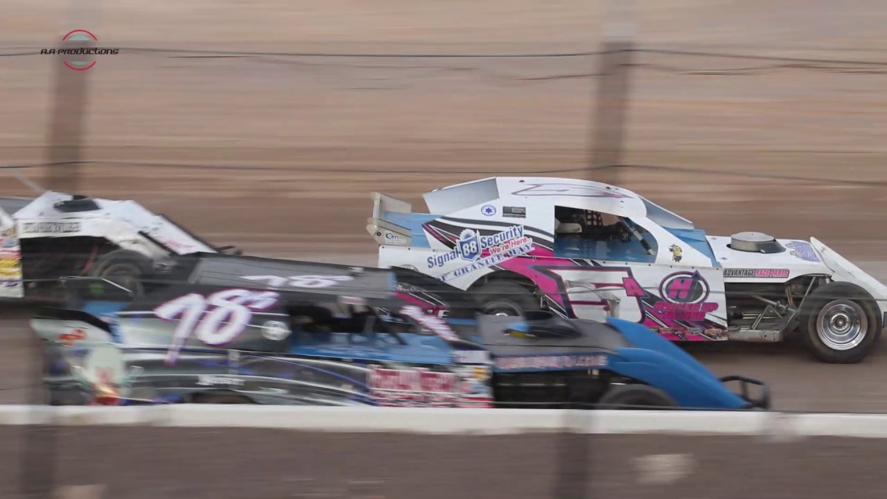 Millard County Raceway IMCA Sport Mod Heat Races 8/3/19 - YouTube