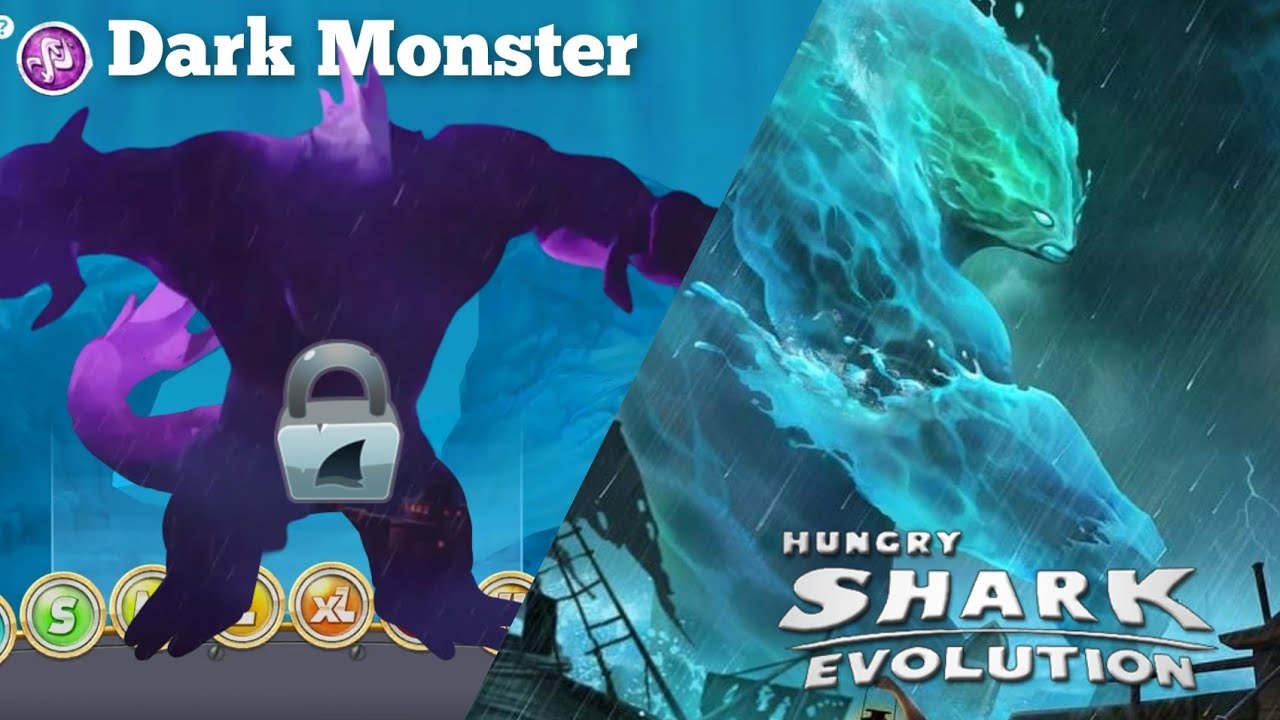 New Dark Monster Concept in Real - Hungry Shark