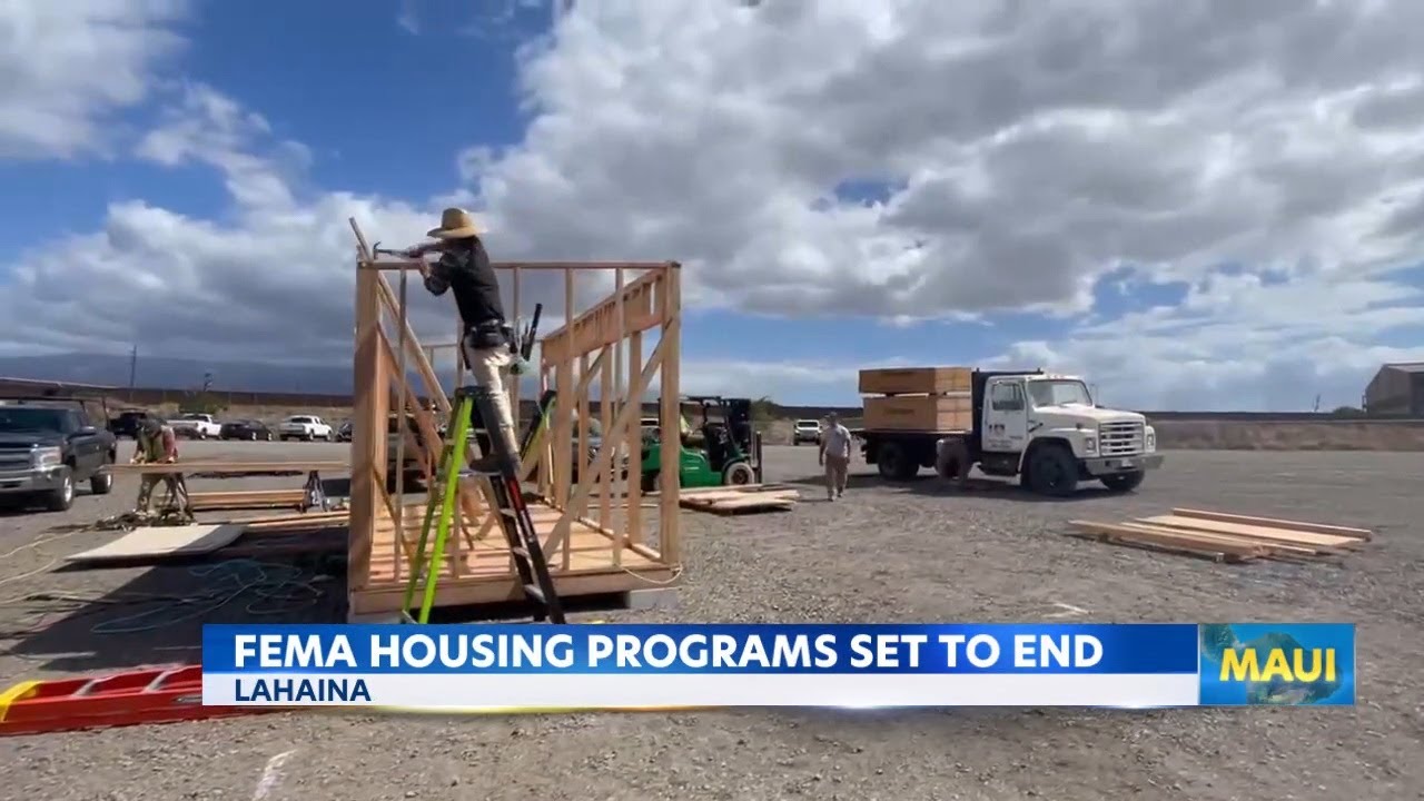 Maui wildfire survivors face uncertainty with housing aid ending - YouTube