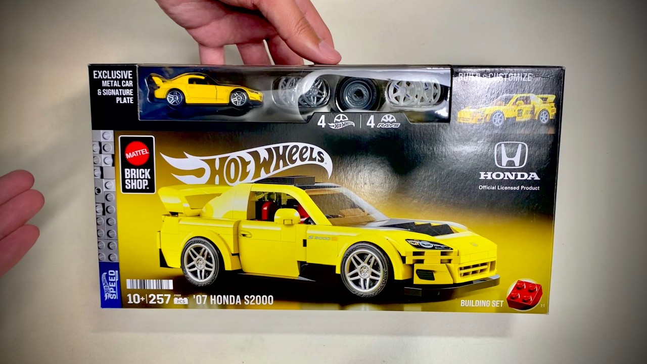 Mattel Brick Shop Hot Wheels '07 Honda S2000 Unboxing | Does This