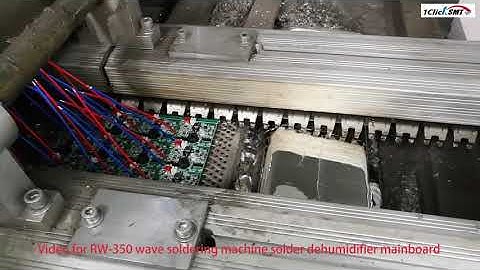 RW450 Wave Soldering Machine Video