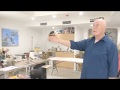 Peter kendall  inside an artists studio