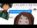 congratulations // bnha lyric prank