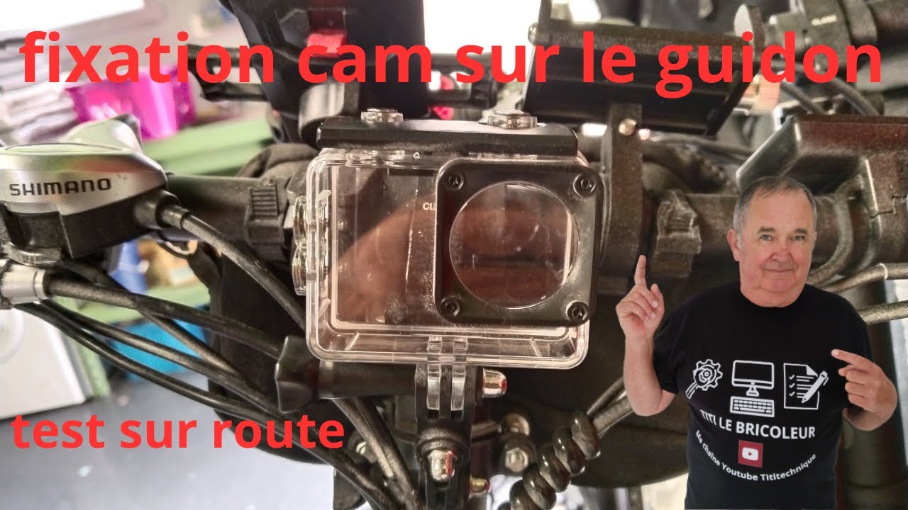 Support De Fixation Guidon Pour GoPro Hero 9, 10, 11 - Clip Sécurisé - Neuf
