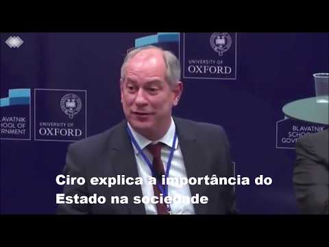 Ciro explica a importância do Estado na sociedade