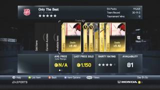 NHL 14: HUGE HUT PACK OPENING! (Big Pulls - Hockey Ultimate Team)