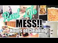 REAL LIFE MESS! | EXTREME CLEAN WITH ME! | DEEP CLEANING MY HOUSE!