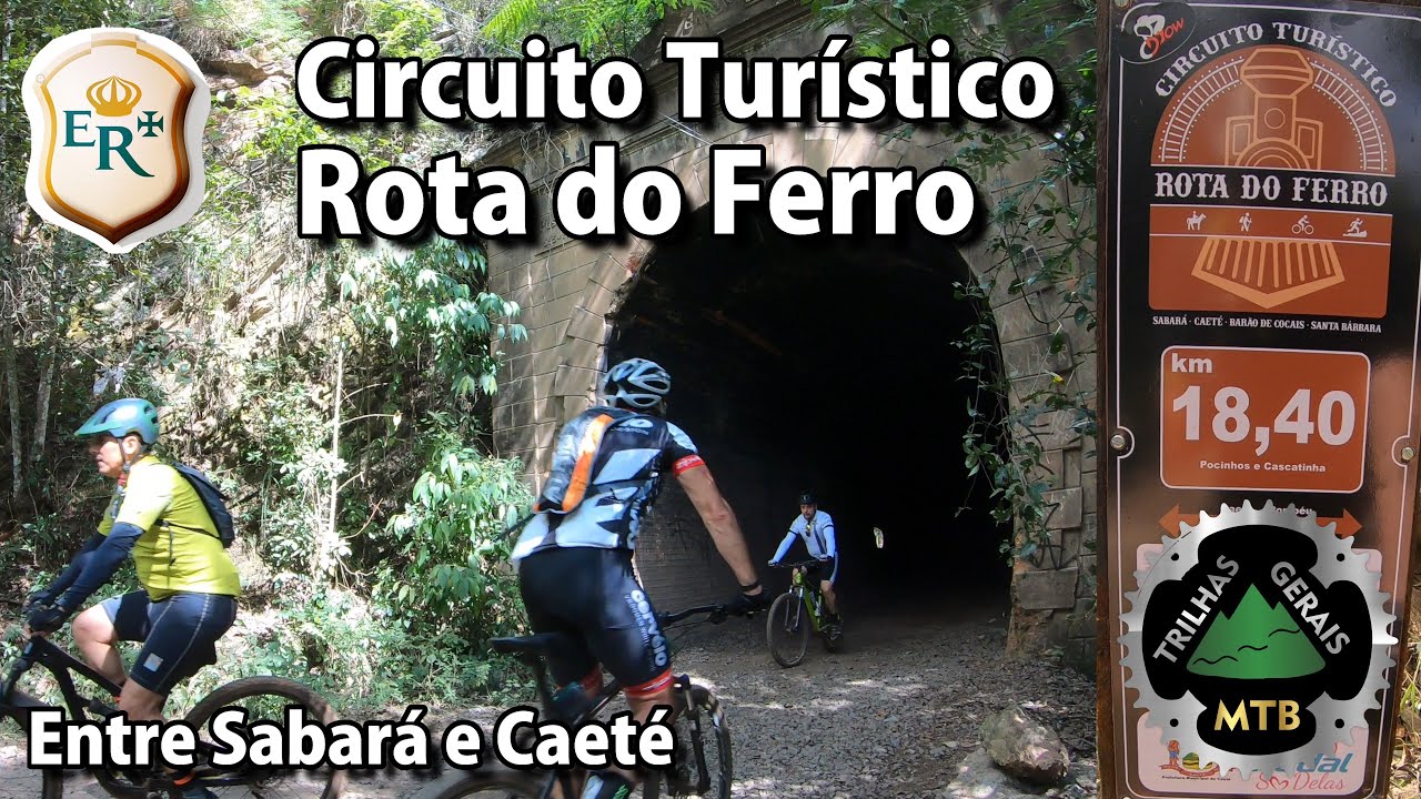 A INESQUECÍVEL ROTA DO FERRO entre Sabará e Caeté de Bike. Excelente para Iniciantes.