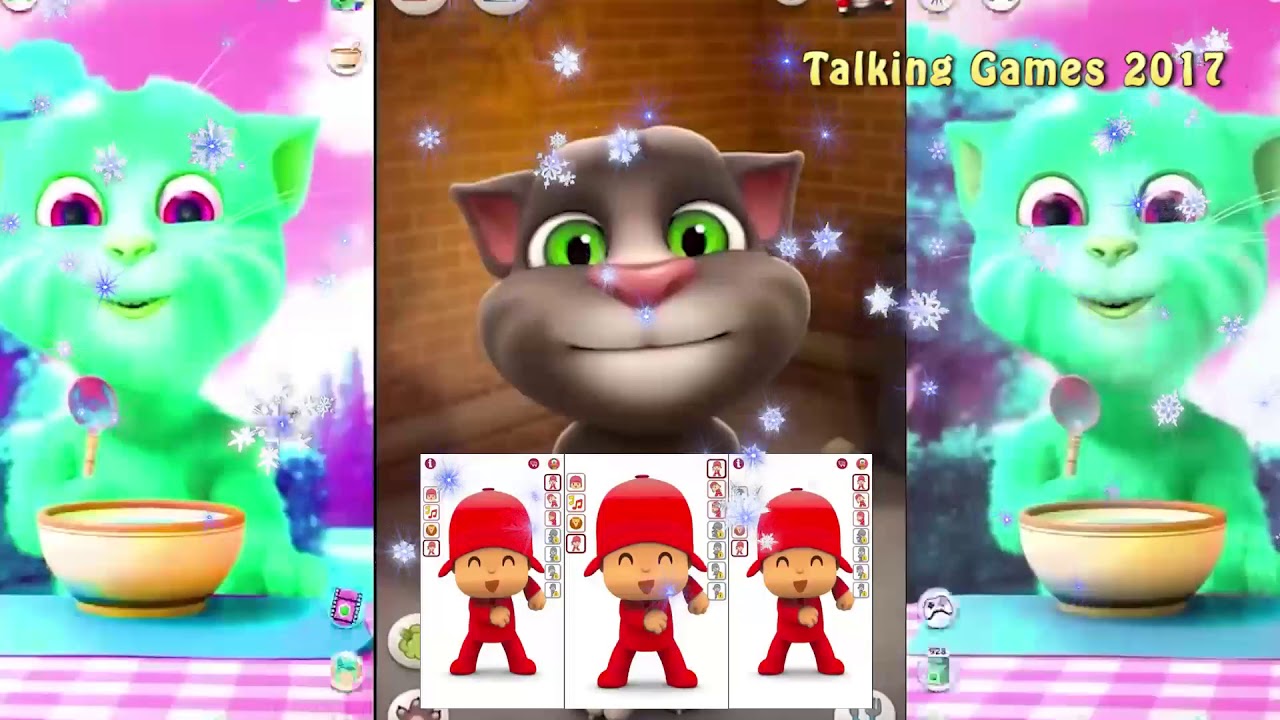 games people play Baby christmas Colors Learn with My Talking том Pocoyo Colours for Kids Animation Education Cartoon