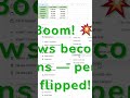 In under 30 seconds learn to flip the data ! #excel #microsoft #pastespecial #30sec