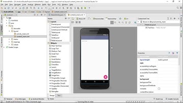 Hello World of Blank Activity with FloatingActionButton and Snackbar