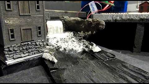 Animated N Scale Spillway V2