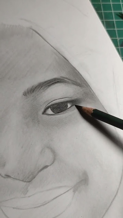 Drawing Potrait wajah #short #shorts #drawing #shortvideo #pencildrawing #pencilsketch