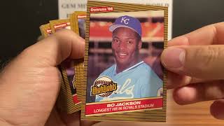OPENING PACKS OF 1986 DONRUSS HIGHLIGHTS AND 1987 DONRUSS, 1969 DECKLE EDGE CLEMENTE, MAYS, FOR SALE