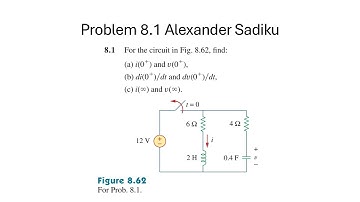 Problem 8.1 - Fundamental of Electric Circuits (Sadiku) 5th Ed