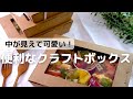 水・油に強い！なんでも使えるおしゃれで便利な窓付きランチボックス