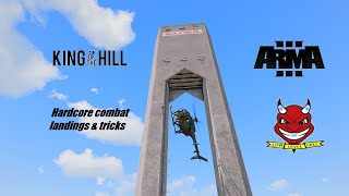 Arma 3 (koth) Hardcore combat landings p3 ✔️sideways and Blackfish✔️