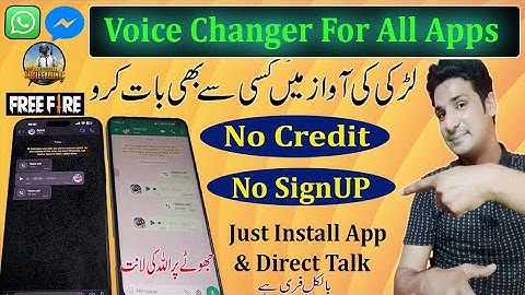 Best Voice Changer App 2025 | PUBG, WhatsApp, Messenger & All Apps