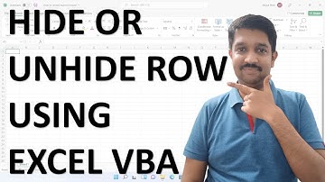 Excel VBA Tutorial: Hiding Rows & Columns #5